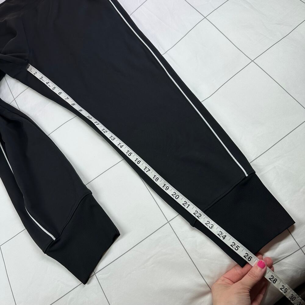 Athleta Pants Womens Medium Black Venice High Rise Track Stripe Jogger Sporty - Picture 11 of 13